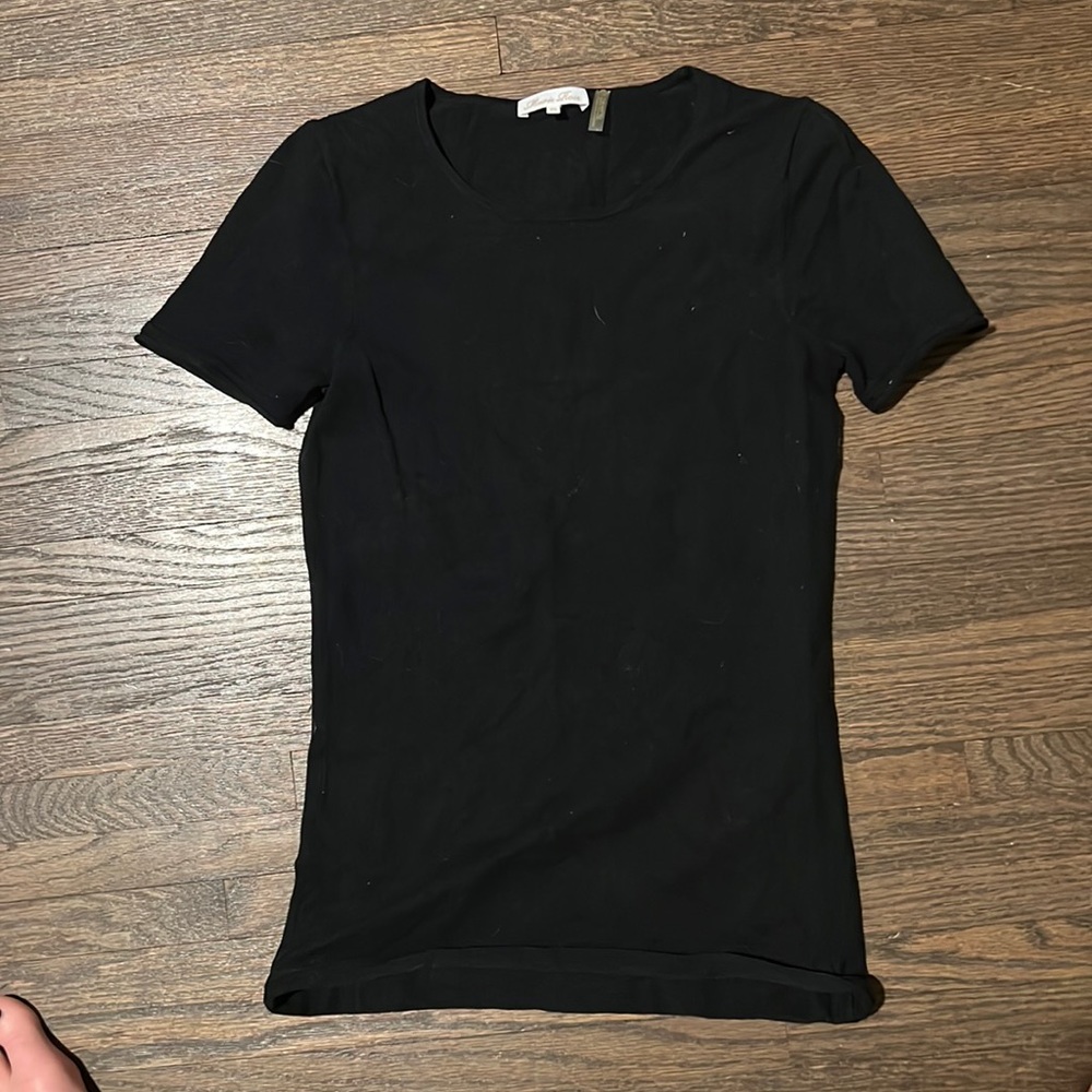 Minnie rose black tee shirt xs